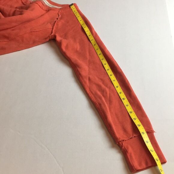 U.S. Apparel Raglan Raw Edge lightweight Sweatshirt Sz Medium - Picture 9 of 13